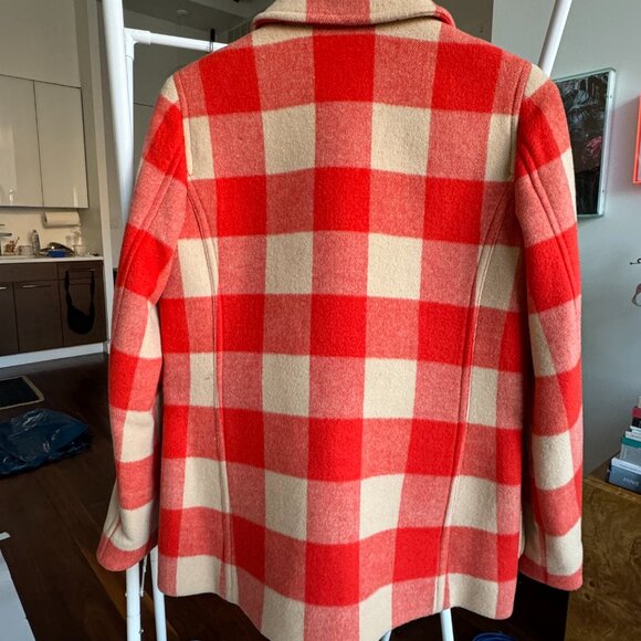 JCrew Plaid Wool Coat - Picture 6 of 6